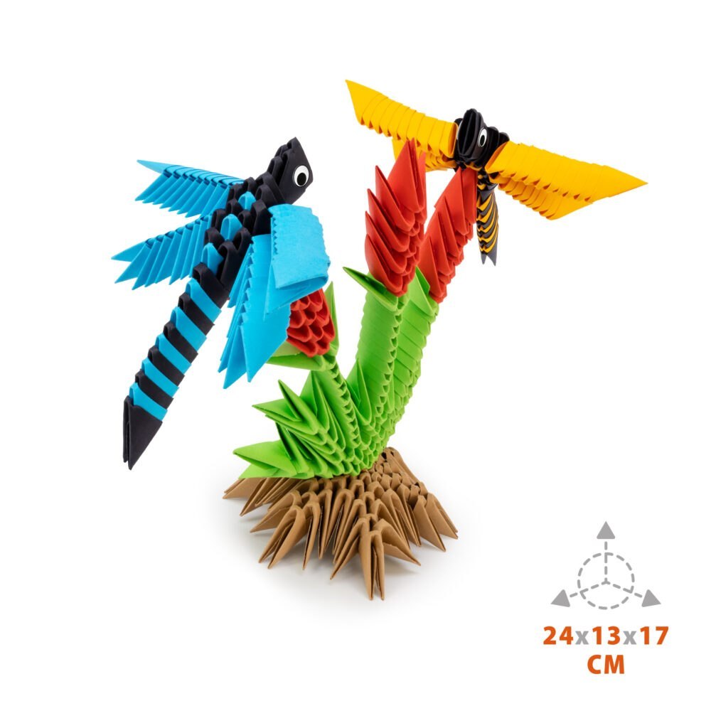 KREATIVES ORIGAMI-3D-SET AUS 341 LIBELLENELEMENTEN ALEXANDER 2350